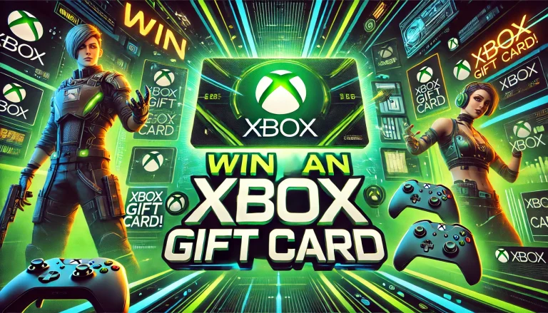 DALL·E 2025-01-25 21.56.17 - A vibrant and eye-catching banner for an Xbox gift card promotion. The design features a prominent Xbox gift card with the iconic Xbox logo and green